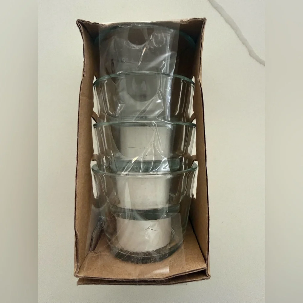 Ikea Galej Tealight Glass Holder 4 Pack